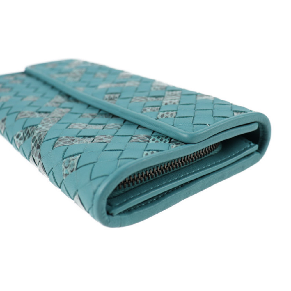 Bottega Veneta Ayers Wallet Python Green - image 5